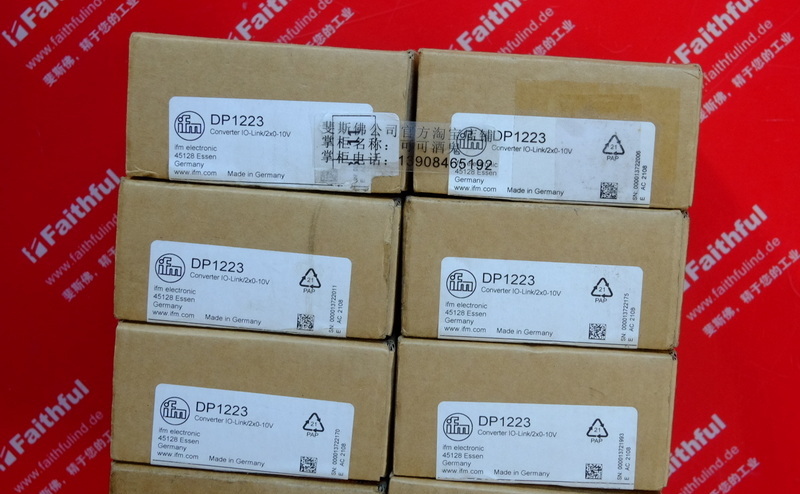 Ifm DP1223 易福门转换器IO-Link - 0...10 V Converter IO-Link/2x0-10V
