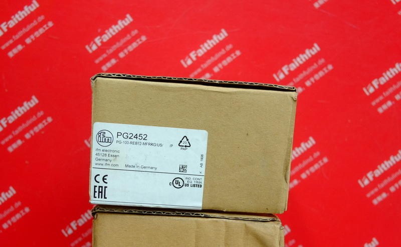 Ifm PG2452 易福门带模拟显示屏的压力传感器 PG-100-REB12-MFRKG/US/ /P