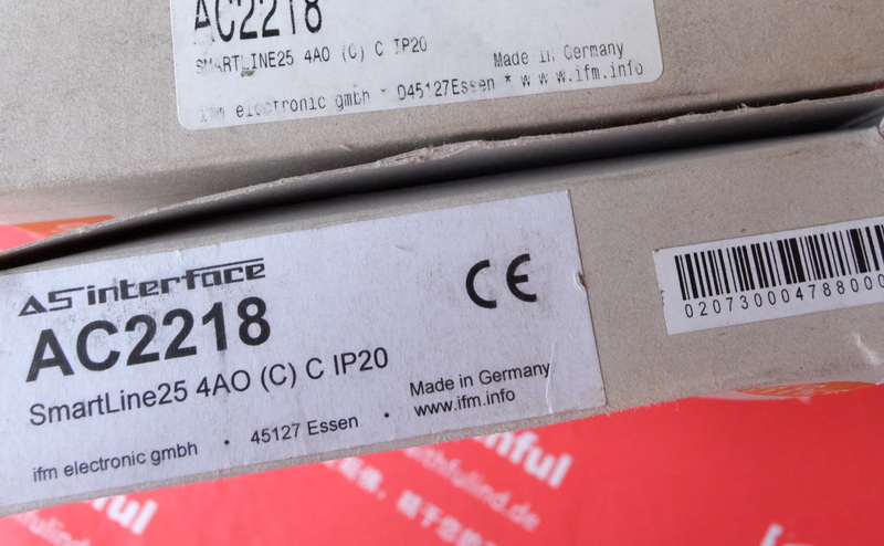 Ifm AC2218 易福门AS-Interface控制柜模块 SmartLine25 4AO (C) C IP20