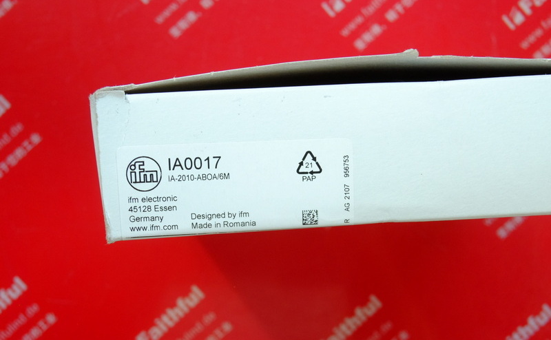 Ifm IA0017 易福门电感式接近开关 IA-2010-ABOA/6M