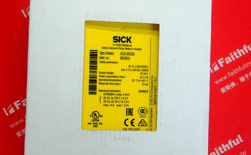 Sick UE10-3OS3D0 西克安全模块 6024918 UE10-3OS