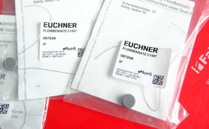 Euchner 087256 安士能引线密封配件 PLOMBENSATZ C1937引线密封配件适用于应急解锁装置