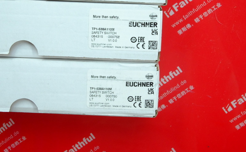 Euchner 084315 安士能TP系列安全开关 TP1-538A110M ，无门监控触点
