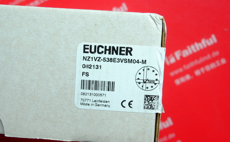 Euchner 082131 安士能NZ.VZ.VSM安全开关 NZ1VZ-538E3VSM04-M，通电解锁