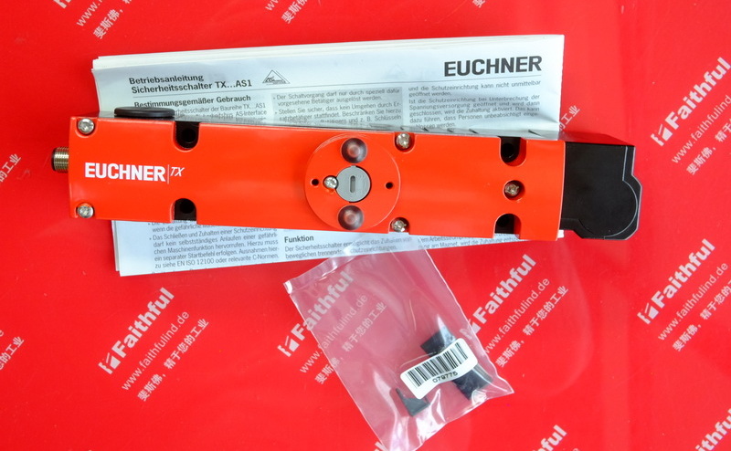 Euchner 094403 安士能TX ASi系列安全开关 TX1B-A024SEM4AS1，M12圆形接插头，通电解锁