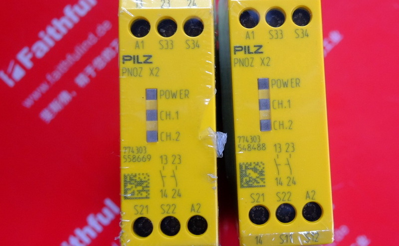 Pilz 774303 皮尔磁安全继电器模块 PNOZ X2 24VAC/DC 2n/o