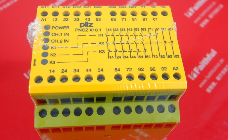 pilz 774749 皮尔磁安全继电器模块 PNOZ X10.1 24VDC 6n/o 4n/c 6LED