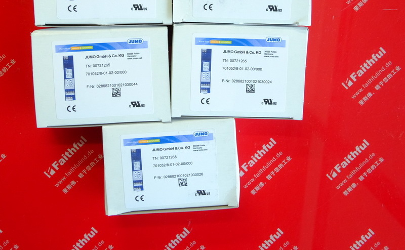 Jumo 00721265 久茂DIN导轨安装式电子温控器 eTRON T100 701052/8-01-02-00/000