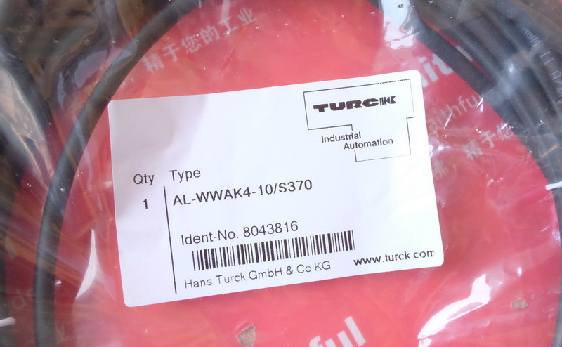 Turck 8043816 图尔克全新连接线 AL-WWAK4-10/S370