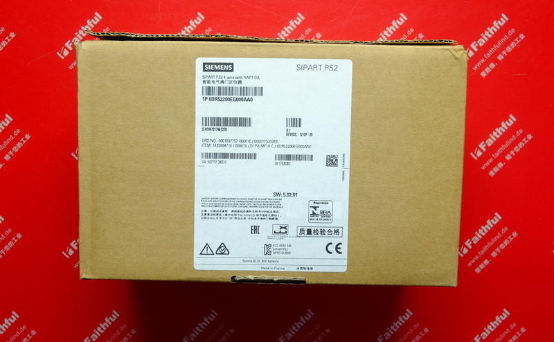 Siemens 6DR5220-0EG00-0AA0 西门子电气阀门定位器 SIPART PS2