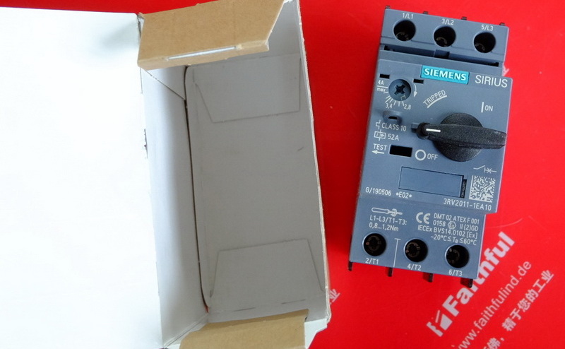 Siemens 3RV2011-1EA10 西门子塑料外壳式断路器