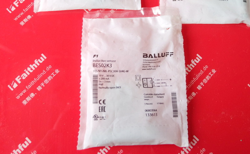 Balluff BES02K3 巴鲁夫电感式衰减系数1传感器 BES M12ML-PSC30A-S04G-W