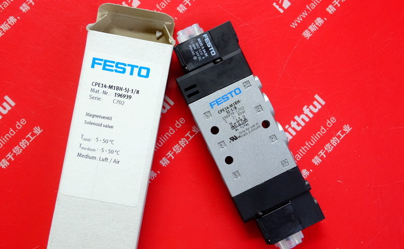 Festo 196939 费斯托电磁阀 CPE14-M1BH-5J-1/8
