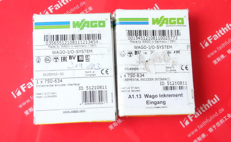 Wago 750-634 万可增量式编码器接口模块 WAGO I/O SYSTEM